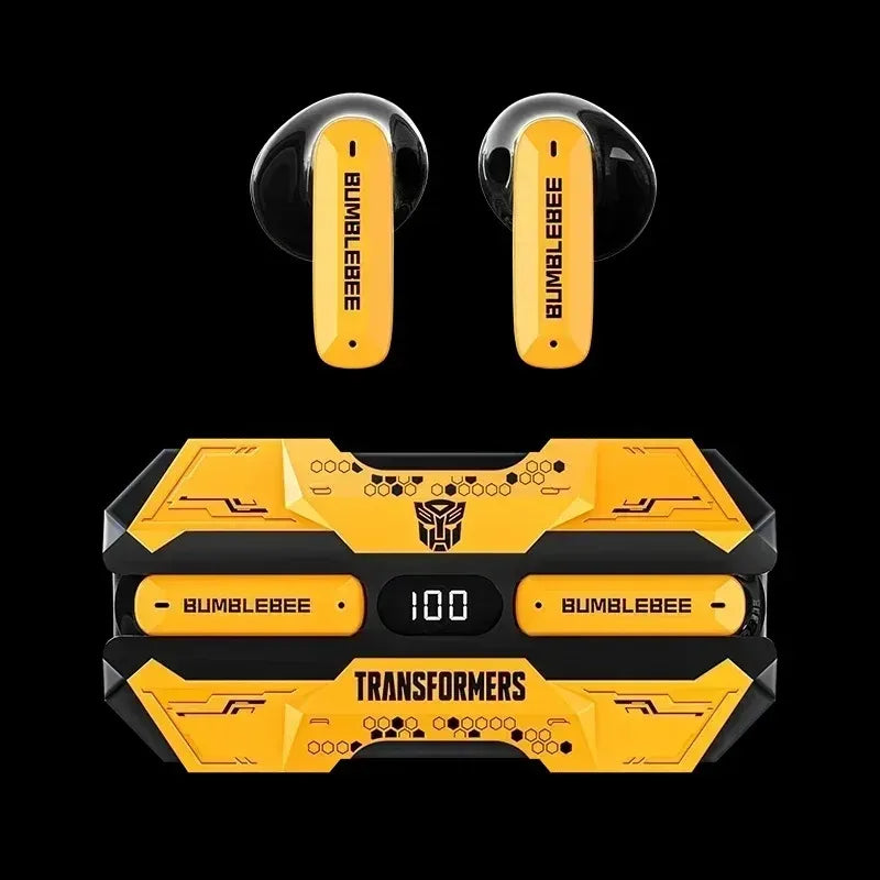 New BUMBLEBEE TRANSFORMERS TF-T51  Wireless Bluetooth Earphone Call Headphones Low Latency Headset Game Music Dual Mode Earbuds