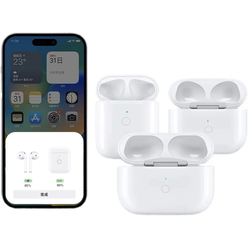 Replacement For AirPod Pro1 2 Charging Case  with AirPods 4st&2nd Generation Wireless Charging box Bluetooth Pairing For Apple 3