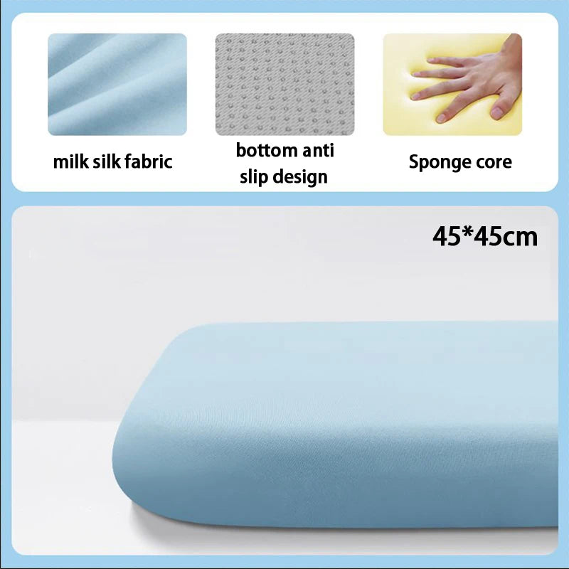 1Pc Thick Seat Cushion Ultra Soft Memory Foam Office Chair Pad Breathable Rebound Waist Support Cushion