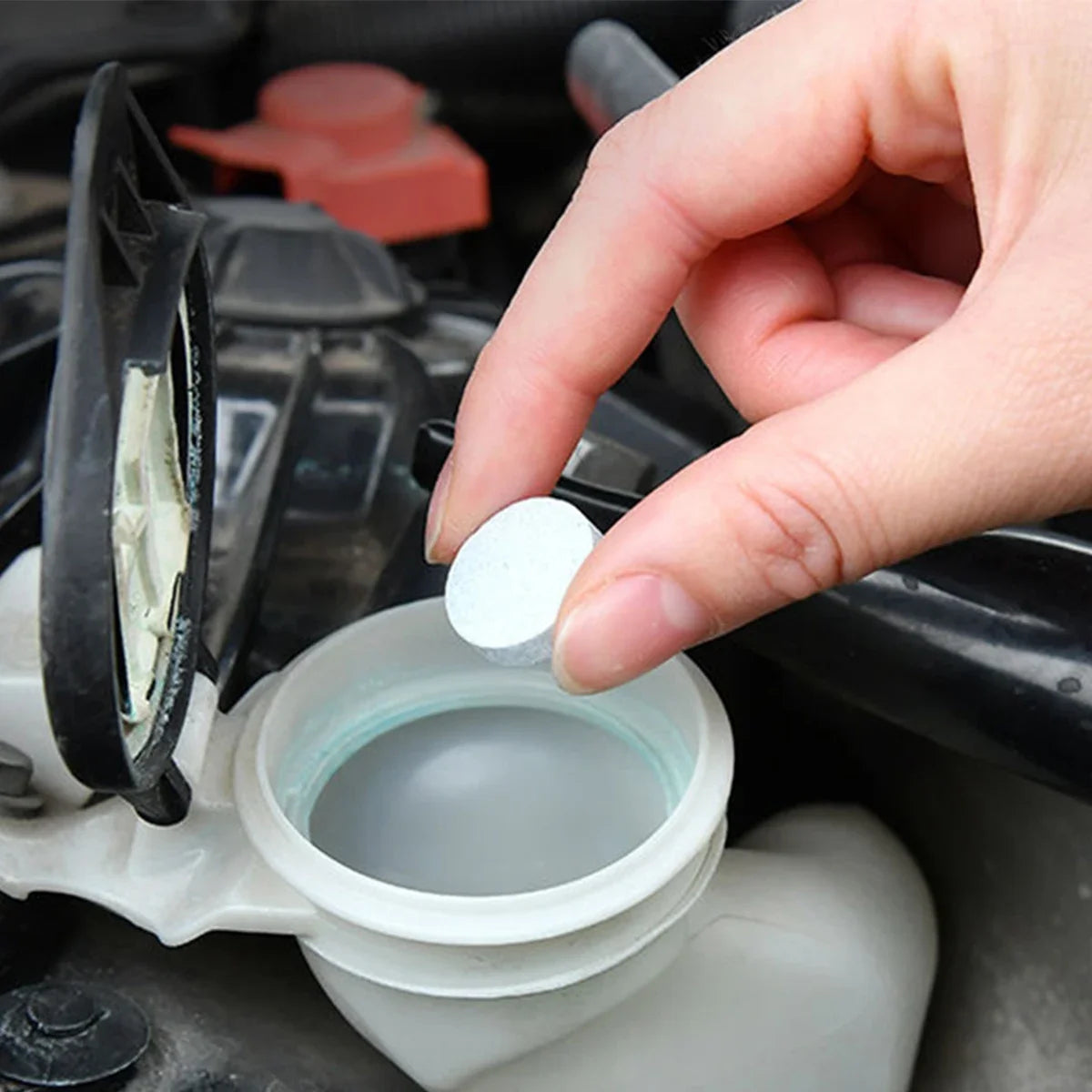 30/80PCS Windshield Cleaner Effervescent Tablet Solid Cleaning Agent Wiper Oil Film Remover Household Toilet Cleaning Tablet