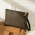 Yogodlns Women Wristlet Bag PU Leather Envelope Bag Shopping Totes Traveling Portable Purse Clutch Wallet Ladies Pattern HandBag