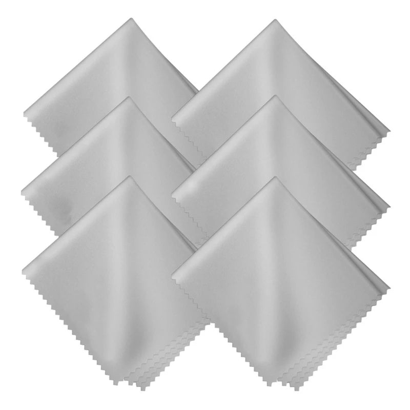 Microfiber Cleaning Cloths Lint-Free Scratch-Free Anti-Static Washable Reusable for Glasses Phone Computer Screens Camera Lenses