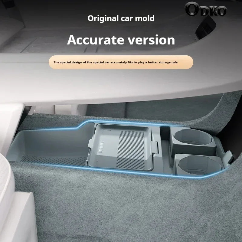 Silicone Storage Box For AVATR 12 Center Console under Layer Modification Special Car Interior Accessories Organizer
