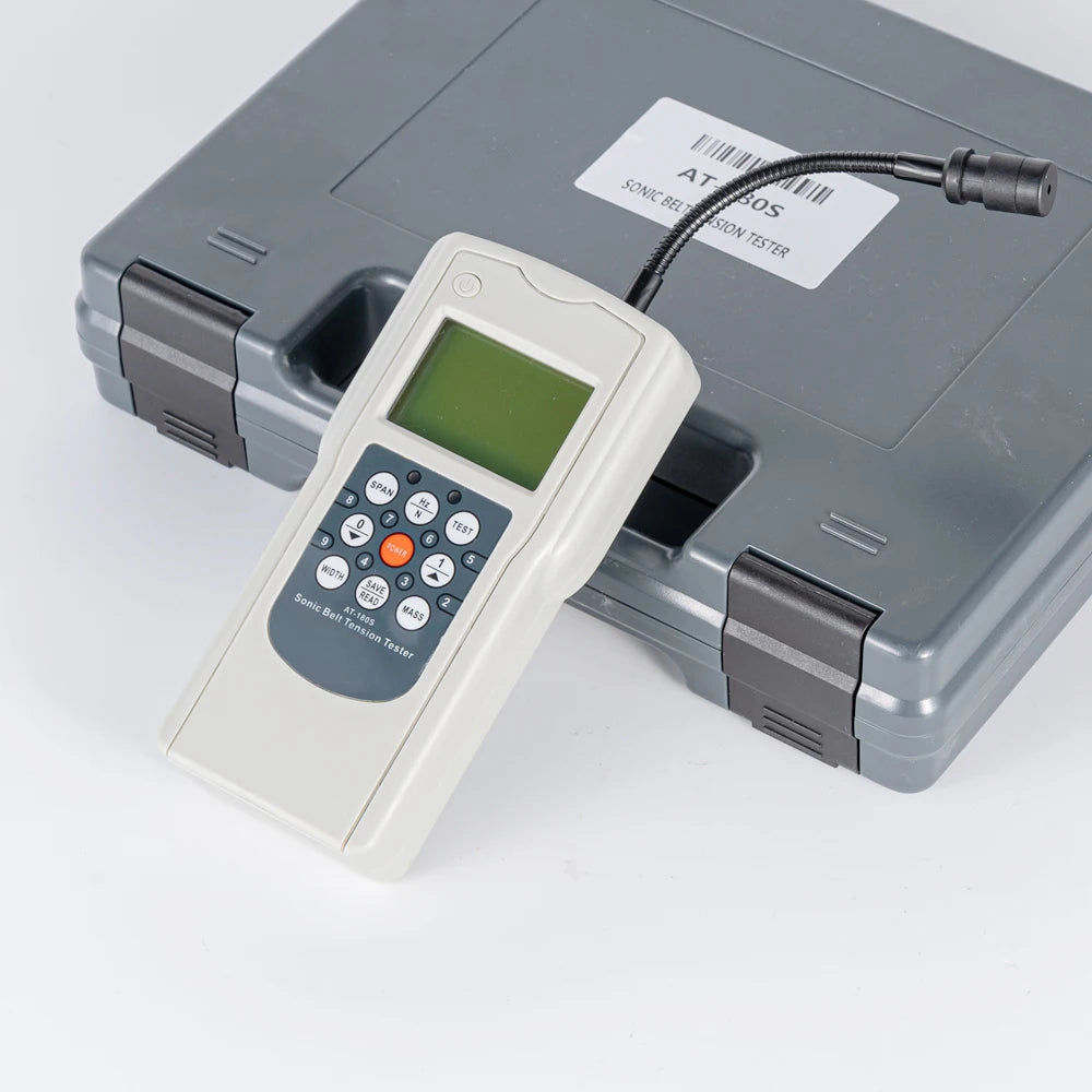 Digital Sonic Belt Tension Tester AT-180S Measuring Range 10HZ-680Hz Handheld Sonic Belt Tension Meter