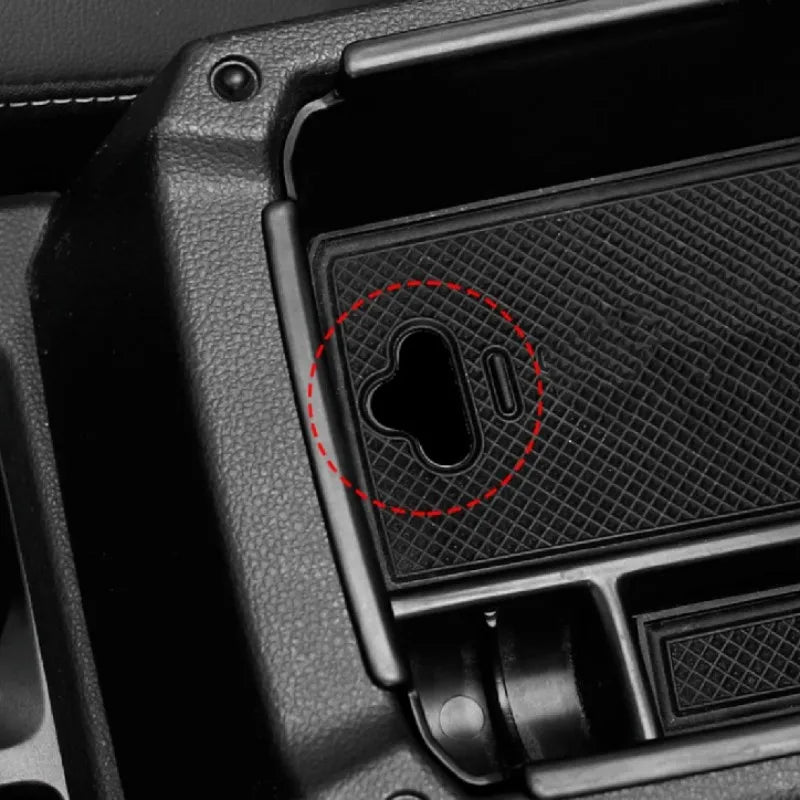 For Volkswagen VW Tiguan L 2017~2021 Car Center Console Armrest Storage Box Sundries Tidying Organizer Tray Interior Accessories