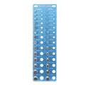 Thread Checker Nut and Bolt Measuring Tool with 28 Standard Metric Sizes High Strength Aluminum Alloy for Mechanics Carpenters