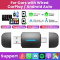 Android Auto Wireless Carplay Type-c USB Bluetooth Wifi Plug and Play 2In1 Dongle For Chevrolet Citroen Buick Cadillac Chery VW