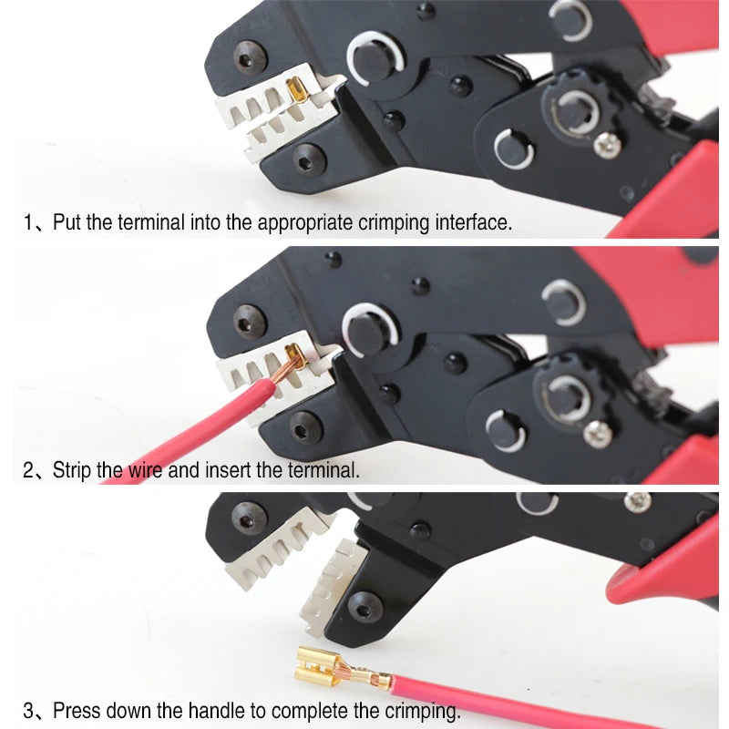 Crimping Plier SN-28B 48B 58B Dupont XH2.54 KF2510 SM 2.54 3.96 TAB 2.8/4.8/6.3 Plug type terminals Electrical Clamp Min Tools