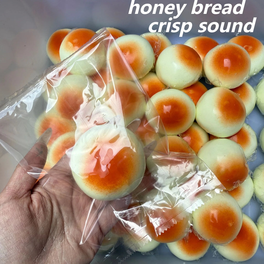 Crispy Honey Bread Stress Ball Shapeable Slow Rebound Creamy Feel Squeeze Ball Fidget Toy Asmr Sensory Anti-Stress Toys Gift