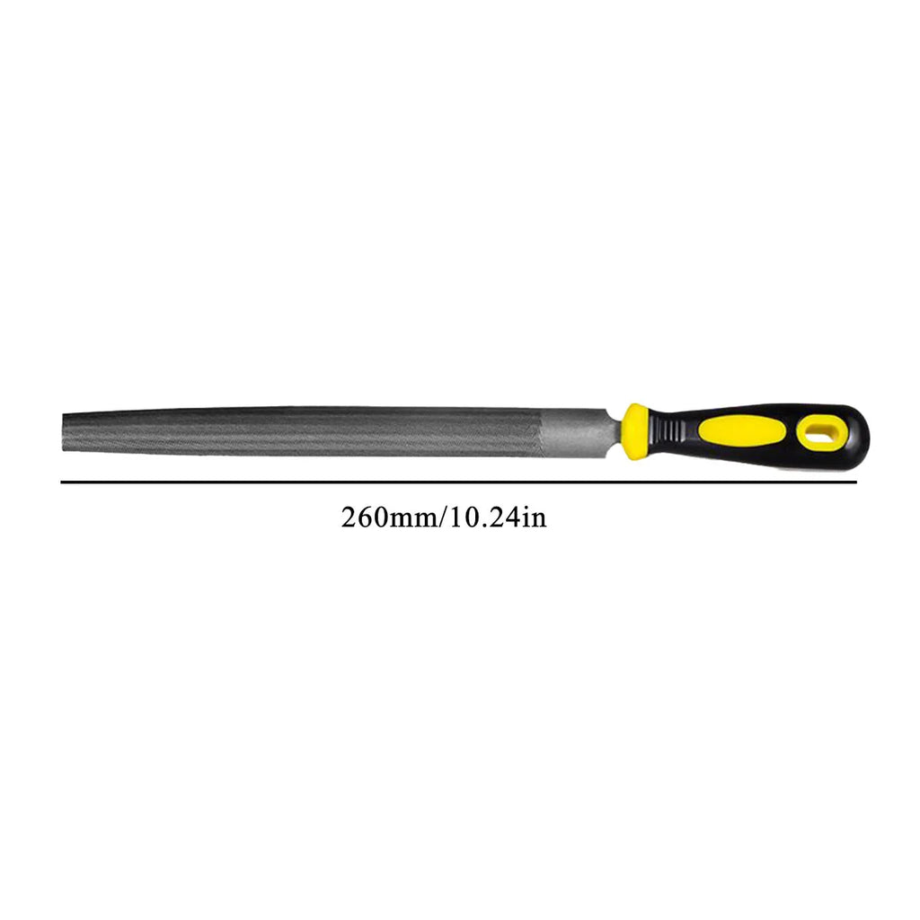 Needle File Set,Hand Metal Files, Hardened Alloy Strength Steel Set includes Triangular, Round, and Half-Round File