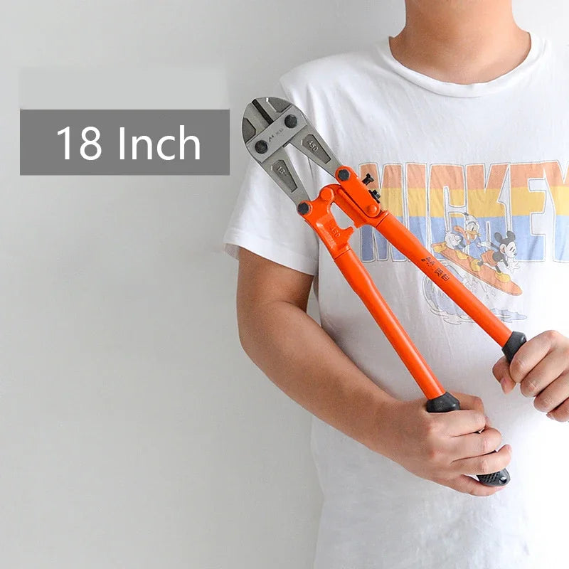 Industrial-grade 8/14/18 Inches Bolt Cutters Heavy Wire Cutting Pliers Multifunction Flat Nose Wire Clippers Household Hand Tool