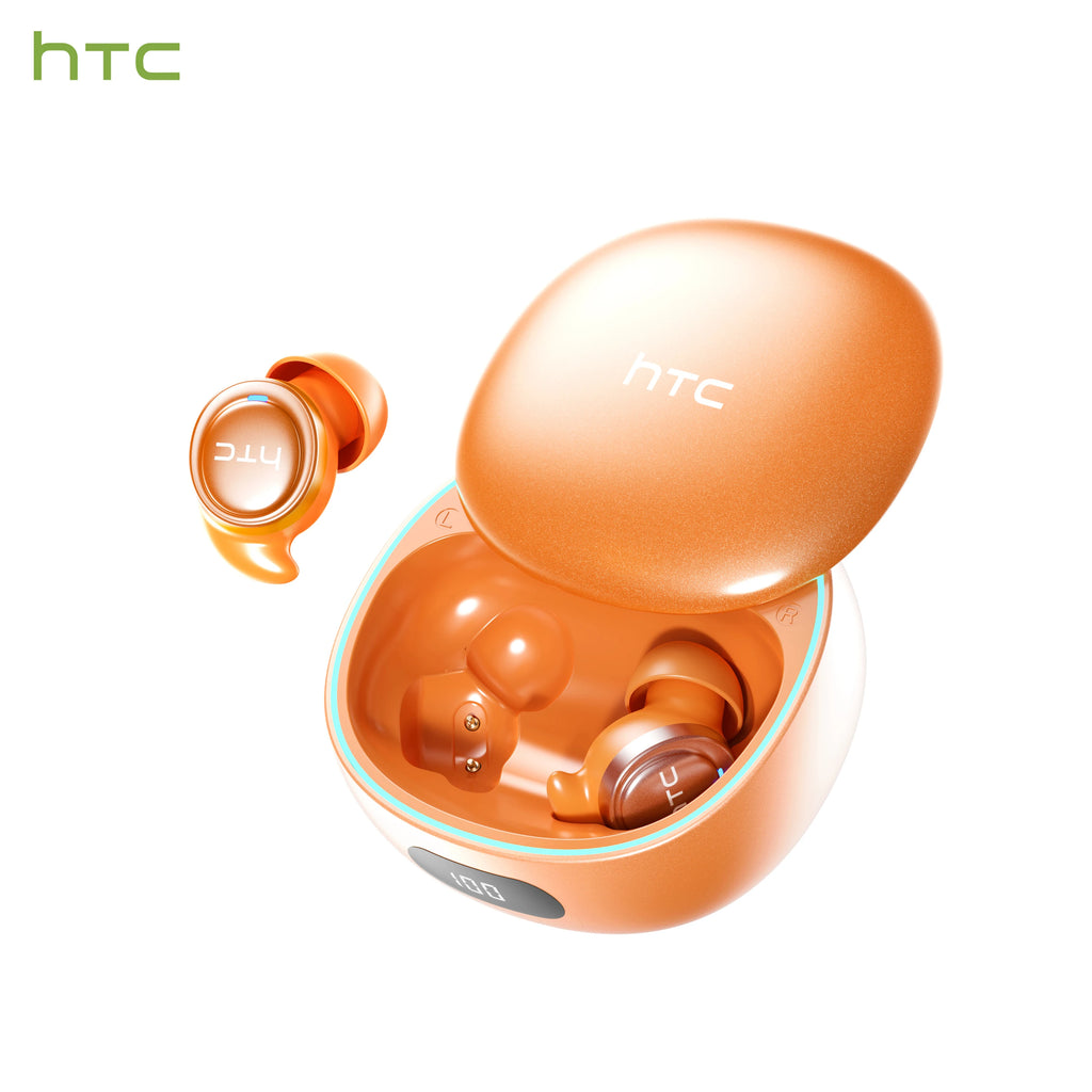 HTC NE96 TWS Sleep Wireless Bluetooth Earbuds For Side Sleepers HiFi Stereo ASMR White Noise Long Battery Portable Headset