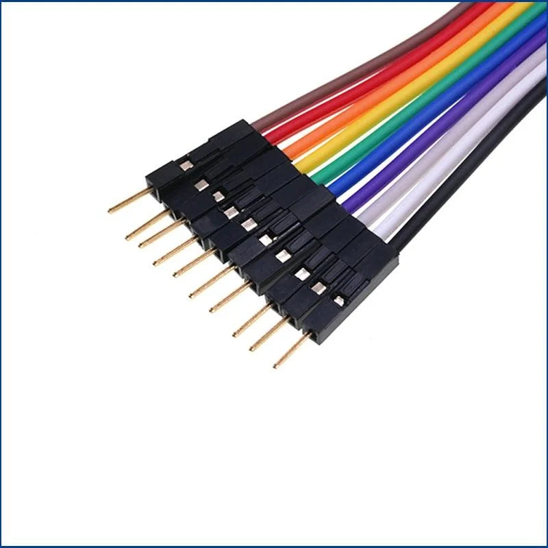 Pure copper dupont wire thickened 28 core female to female male to female color cable 2.54 terminal connection wire gold-plated