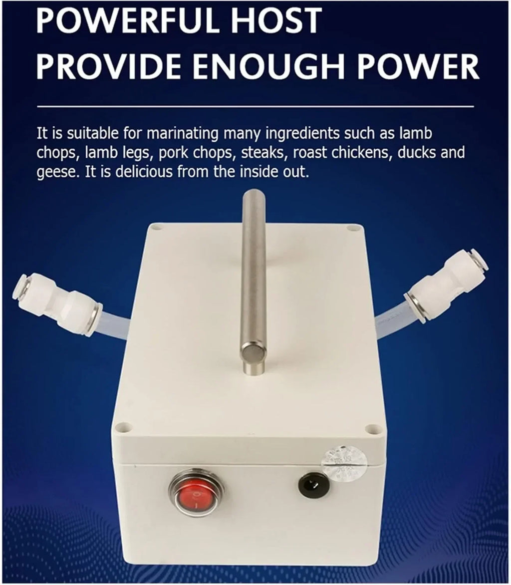 65W Electric Saline Injection Pump Meat Pickling Machine Meat Marinated Syringe Household  Meat Processor