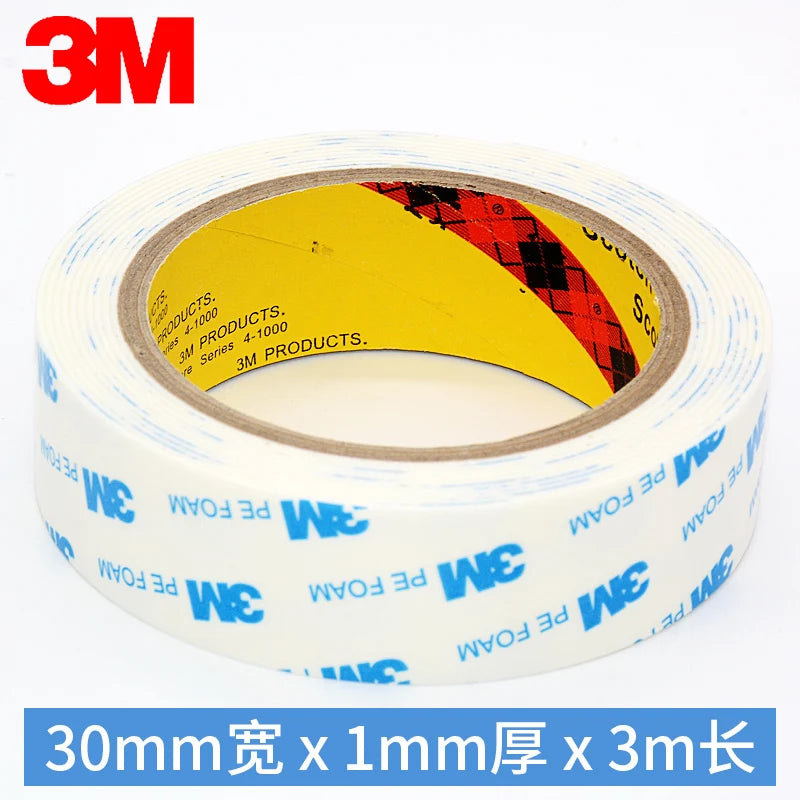 3M Strong Foam Double-Sided Adhesive 1600T Non-Trace High Viscosity Tape High Temperature Resistant Waterproof Adhesive Tape