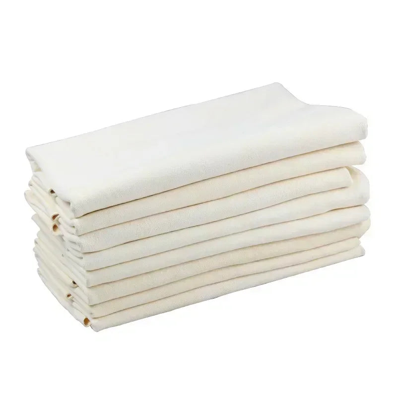 Natural Chamois Leather Cloth Free Shape Car Wash Towel Genuine Suede Ultra Absorbent Quick Dry Auto Cleaning Accessory