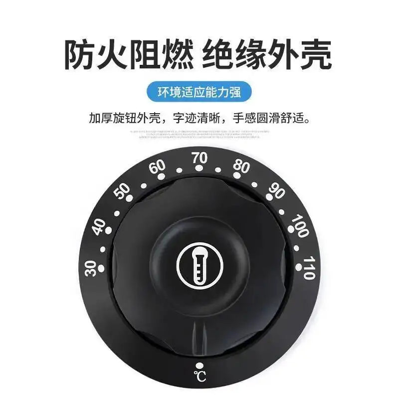 Knob Thermostat Temperature Control Switch Electric Oven Fryer Soup Pot Electric Fryer Oil Fryer Controller 30-110 Degrees