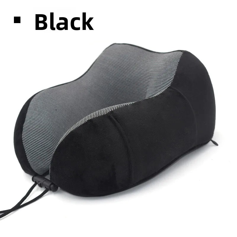 2026 Memory Foam U Shaped Pillow Breathable Fabric Neck Support Pillow For Travel Car And Office Nap car neck pillow