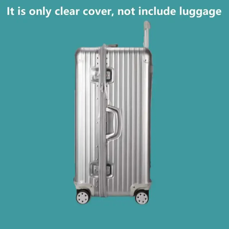 Luggage Cover for Rimow Original Trunk Plus with Zipper Suitcase Clear Covers Dustproof Protecter Case Wear-resisting PVC 33"