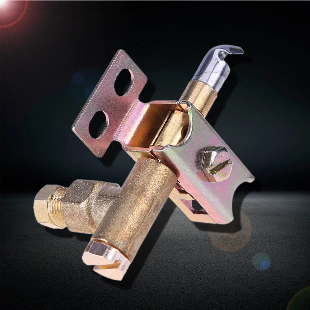 Pilot Burner Bracket Easy Mount Heavy MultiUse Holder Long Lasting Multi-function Universal Stainless Steel for Gas Appliances