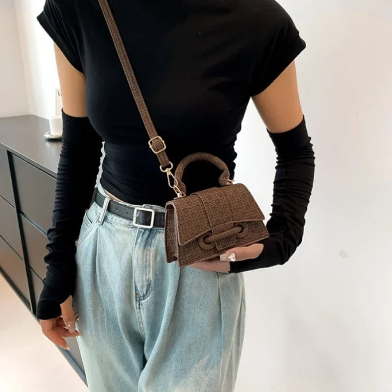 Fashion Women's Mini Handbag 2026 New Niche Design Korean Version Shoulder Bag Messenger Bag