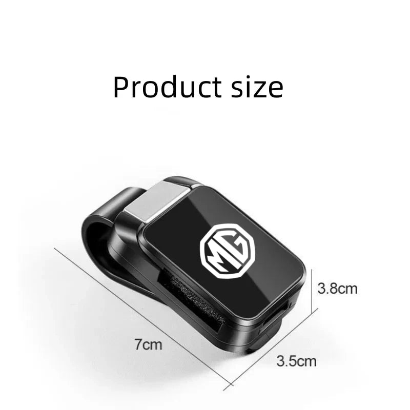 Car Sun Visor Glasses Holder Auto Eyeglasses Storage Box Garage Hand Tools For MG ZS MG3 MG5 MG6 MG7 GT HS Gundam 350