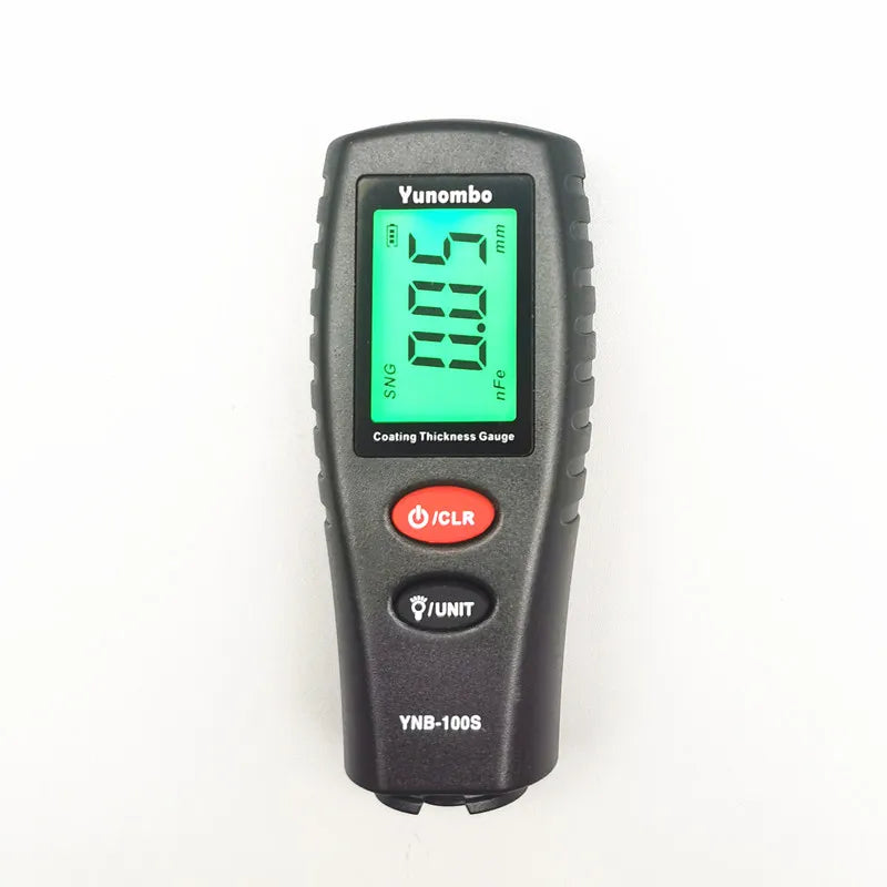 Digital Mini Coating Thickness Gauge Car Paint Thickness Meter Paint Thickness Tester Thickness Gauge with Backlight YNB-100S