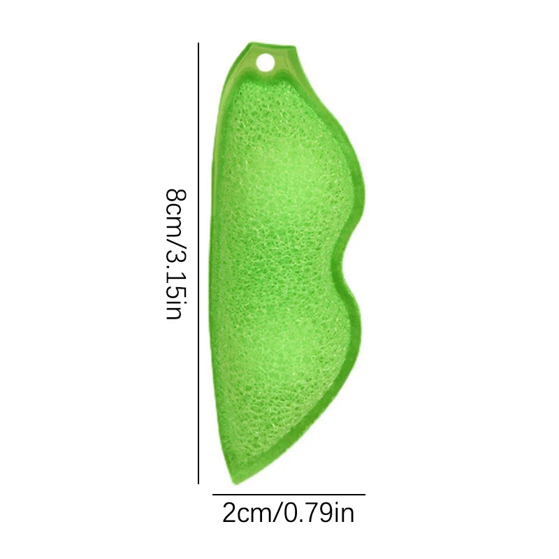 Beans Shaped Bottle Cleaning Sponge Magic Beans Cleaner Reusable Bottle Cleaning Beans Sponge Internal Cleaning Durable