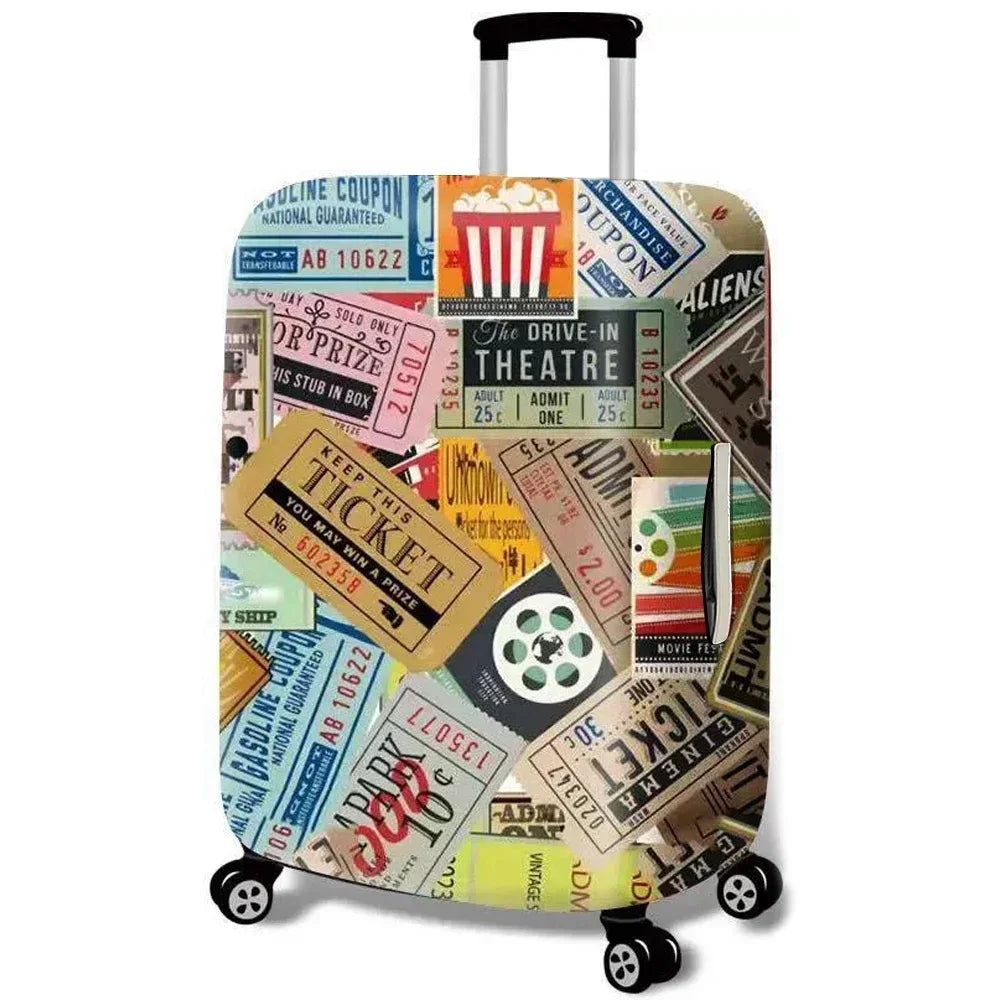 Luggage Cover Stretch Fabric Suitcase Protector Baggage Dust Case Cover Suitable for18-32 Inch Suitcase Case Travel \[p';[[l
