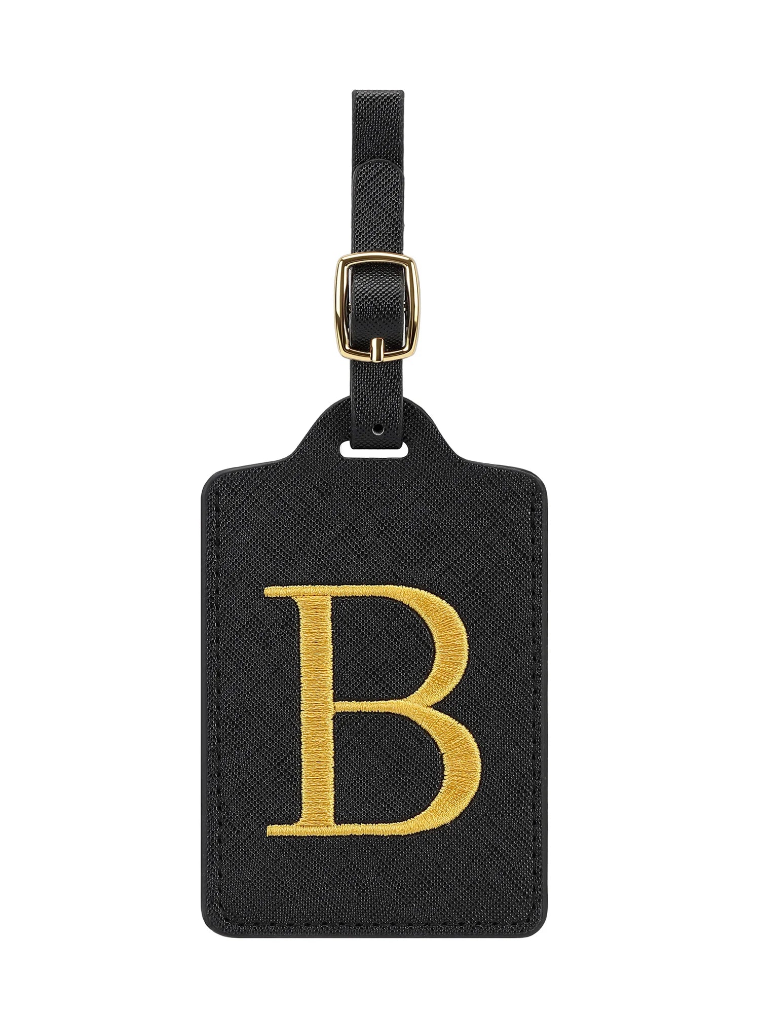 Premium Leather Business Luggage Tag Luggage Address Label Carry-on Luggage Label Name ID and Address Folder Travel Accessories