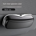 1Pcs Sunglasses Holder Is Suitable for Car Sunshades Magnetic Leather Sunglasses Clip and Ticket Clip Car Sunshade Accessories