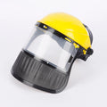 Garden Grass Trimmer Weed Wacker Safety Helmet Hat With Full Face Mesh Mask For Logging Brush Cutter Forestry Protection