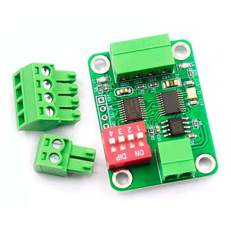 TTL serial port to CAN bus module TTL to RS232 module Serial port to CAN transparent transmission communication data module