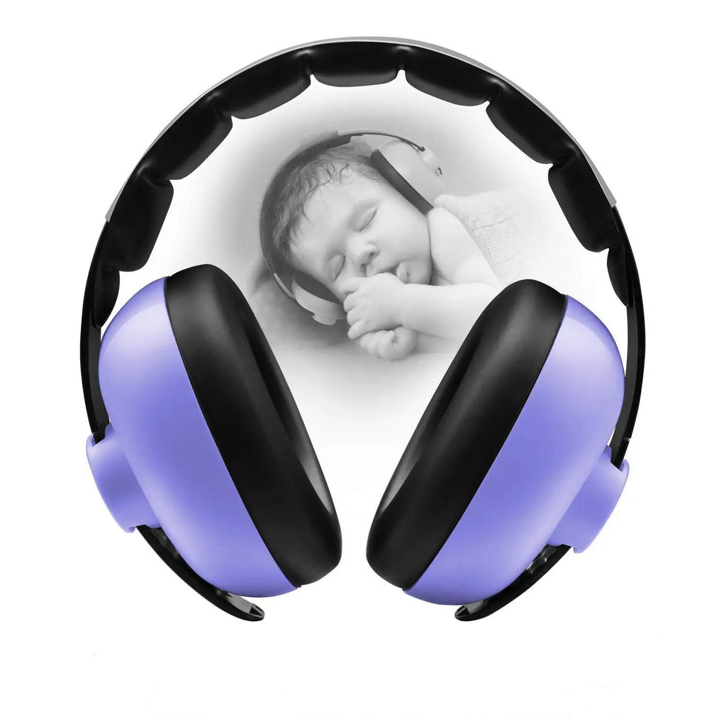 Baby Ear Protection Noise Cancelling Headphones 2-in-1 Convertible Design Noise Reduction Earmuffs for Infant Improves Sleep