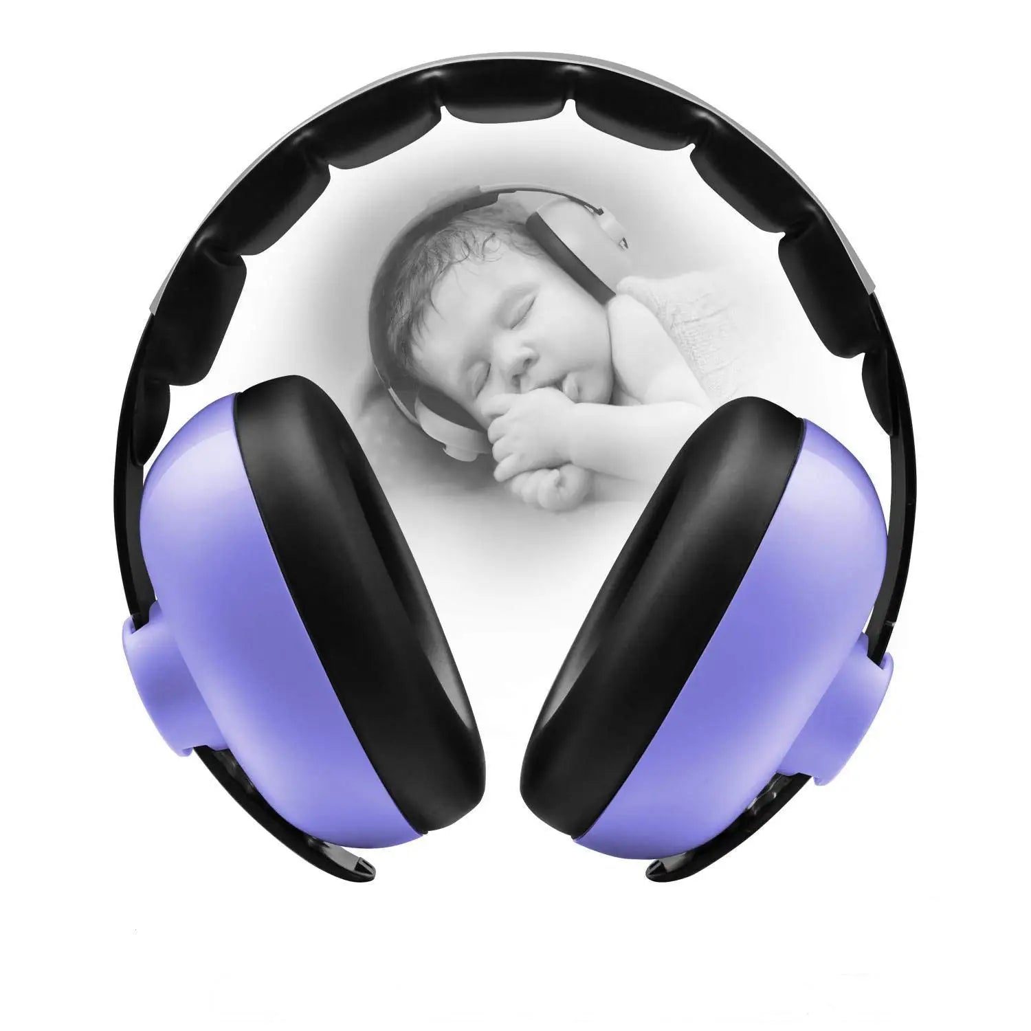 Baby Ear Protection Noise Cancelling Headphones 2-in-1 Convertible Design Noise Reduction Earmuffs for Infant Improves Sleep