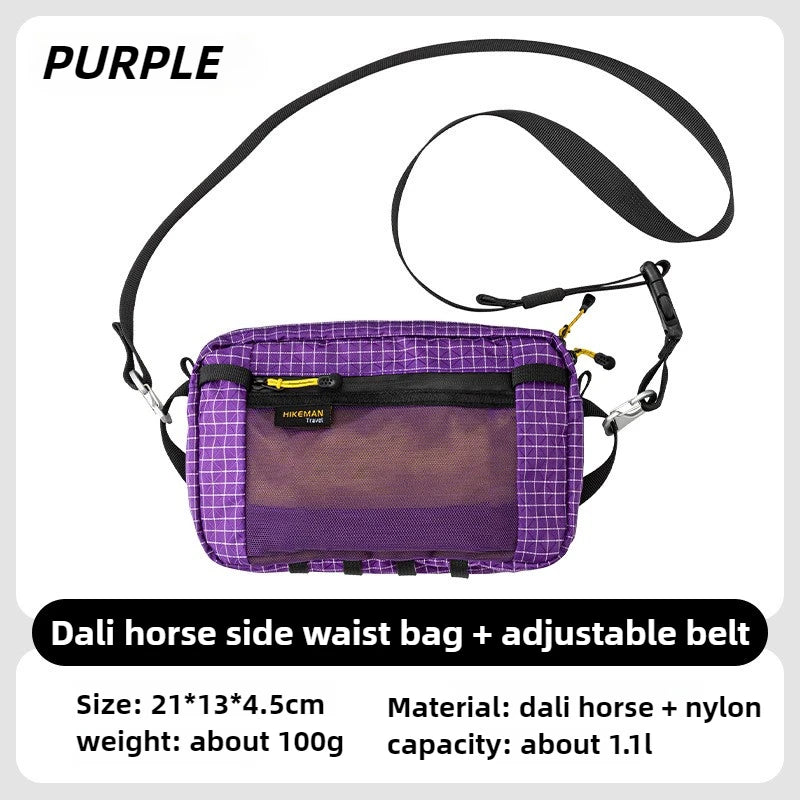 Hikeman Outdoor Sports Waist Bag UHMWPE Fanny Pack for Hiking Camping Cycling Accessories Package Phone Storage Bags Camp Gears