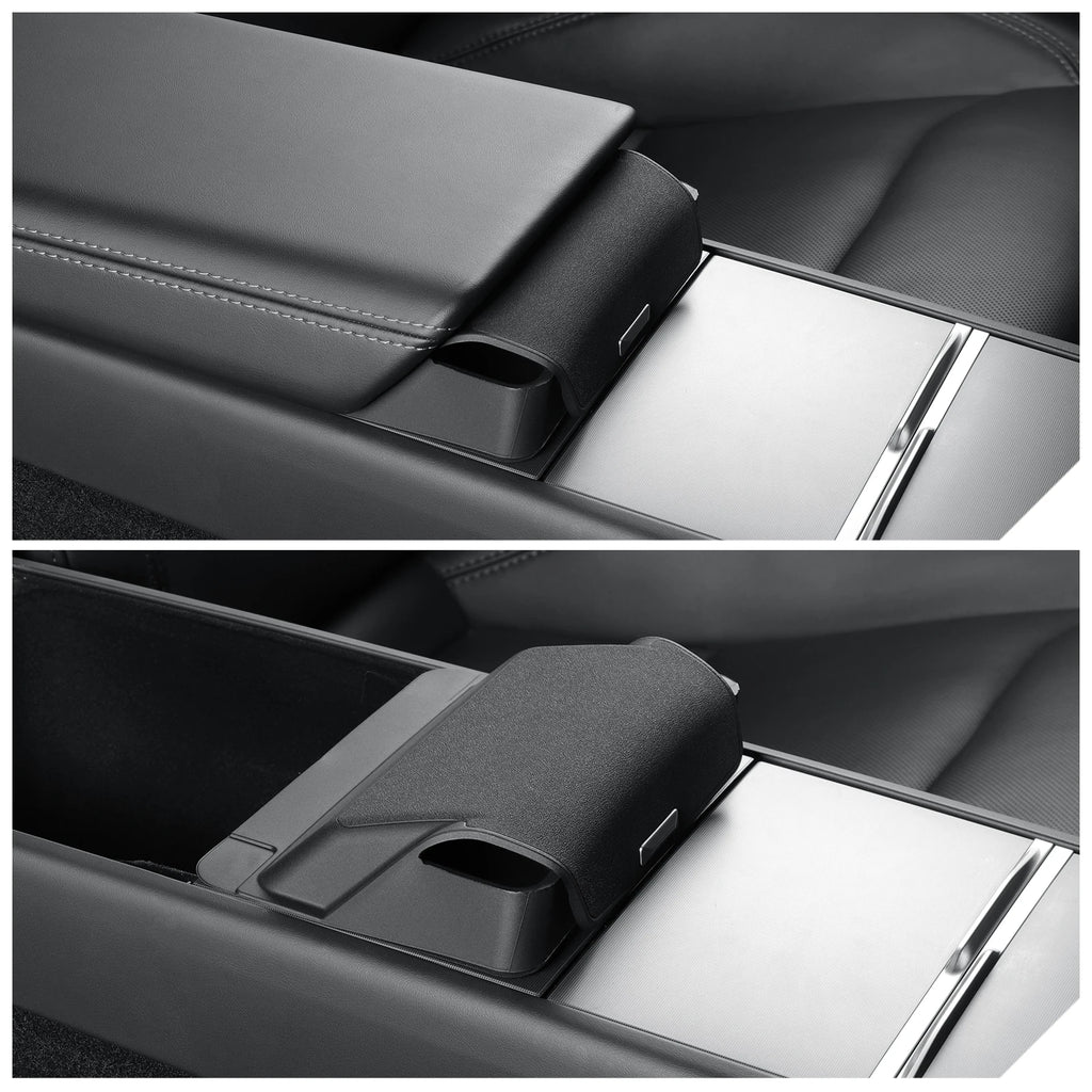 SMABEE for 2025 2026 Tesla Model Y Launch Juniper/ Model 3 2025 Car Glasses Tray Center Console Armrest Storage Box Organizer