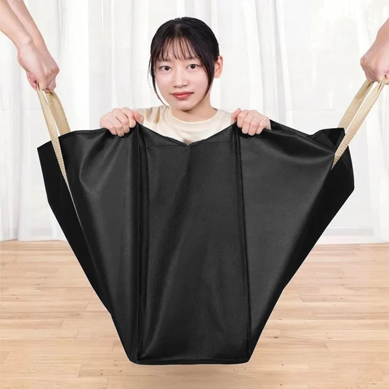 1Pcs Home Foldable Storage Packing Tool Extra Large Waterproof Moving Luggage Bags Laundry Shopping Bag Non-woven Fabric Cubes