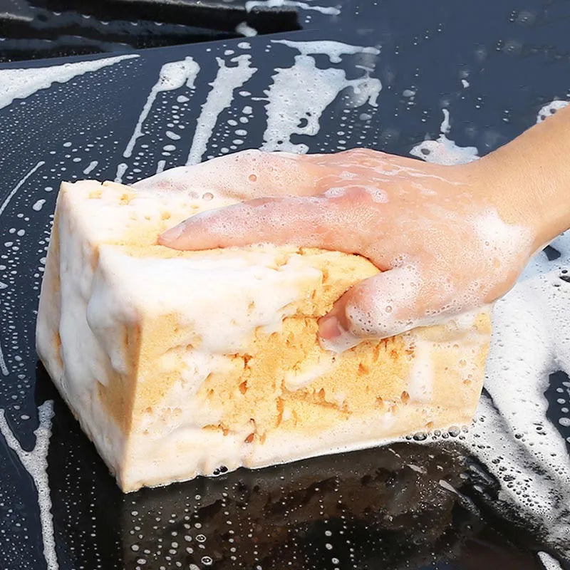 Large Honeycomb Porous Car Washing Sponge 1/3PCS, Soft Detailing Cleaning Brush Auto Motorcycle Accessories