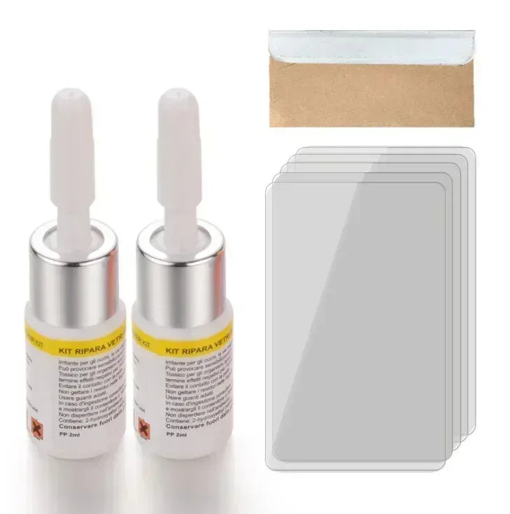 Car Cracked Glass Repair Tool Kit Auto Windshield Nano Repair Fluid Car DIY Window Tools Glass Scratch Repair Tool