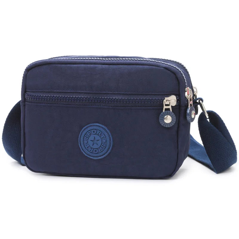 Leisure Sports Crossbody Bag Simple and Practical Outdoor Phone Wallet Cash Register Bag for Middle-aged and Elderly People