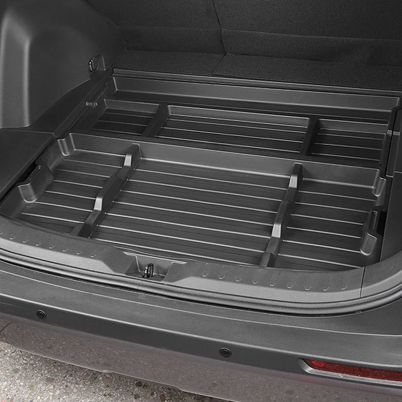 Car Trunk Spare Tire Storage Box Container Pad For Toyota RAV4 XA50 2019 2020 2021 2022 2023 2024 RAV 4 XA 50 Hybrid Accessories