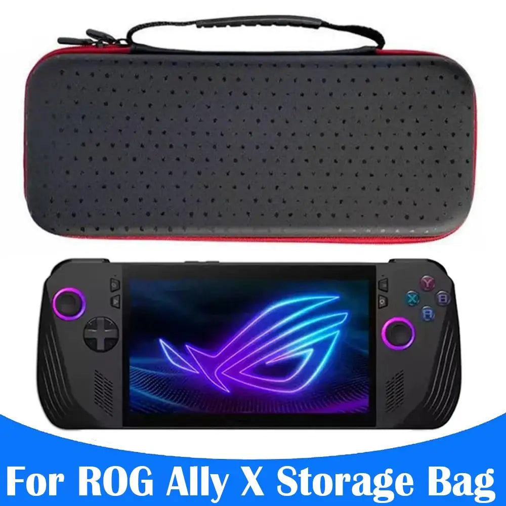 EVA Handheld Game Console Storage Bag Hard Anti Scratch Carrying Case Shockproof Portable Handbag for ASUS ROG Ally X 2024