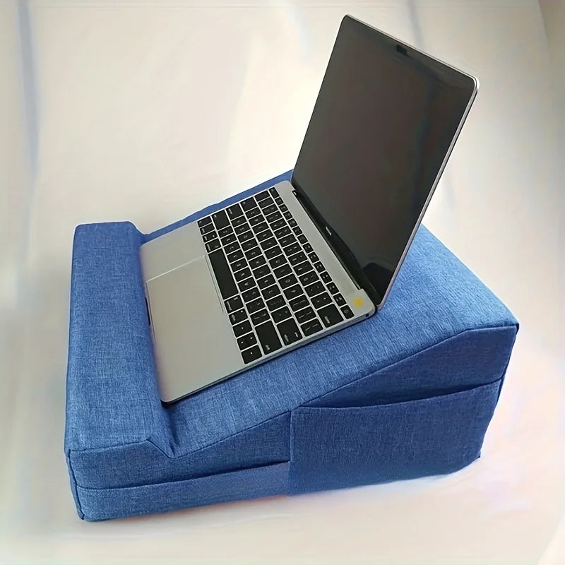 1 Piece Durable Polyester Adjustable Angle Tablet Pillow Stand For Bed Comfortable Cushion Holder For Reading Video Watching
