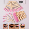 50pcs Reusable Crystal Rod Eyelash Brush Eyelash Comb Eyebrow Comb Eyelash Curl Spiral Multi Purpose Portable Makeup Brush