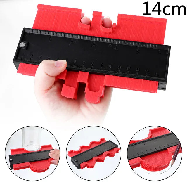 Onnfang Shape Gauge Duplicator Profile Duplication Gauge Contour Template Plastic Contour Copy Duplicator Measuring Tool