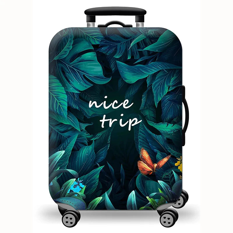 Hot Thick Elastic World Luggage Protective Cover Zipper Suit for 18-32 Inch Bag Suitcase Covers Trolley Cover Travel Accessories