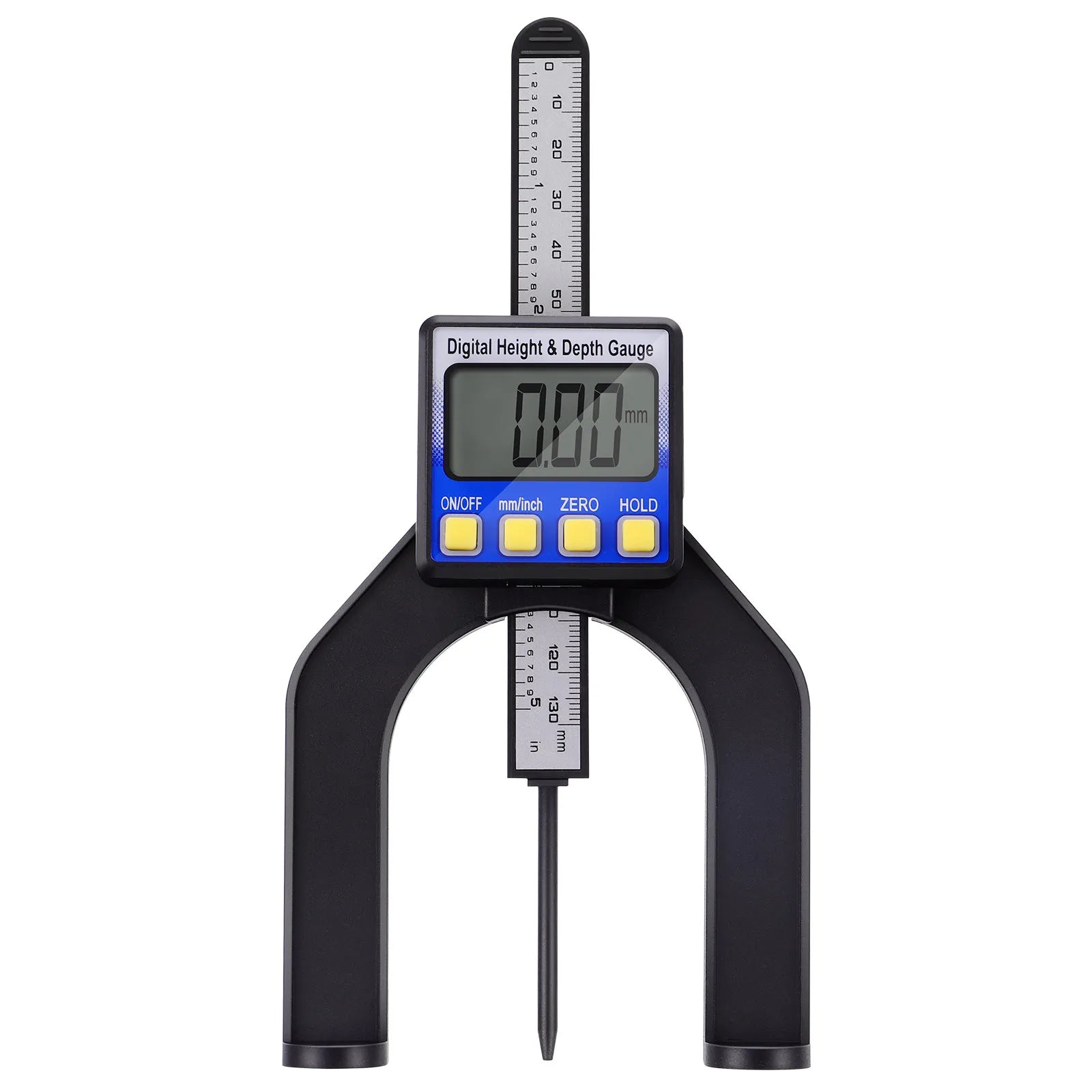 2 in Depth Height Gauge Display Measuring Tool Magnetic Base Wear Resistant Smart Digital Gauge for Woodworking