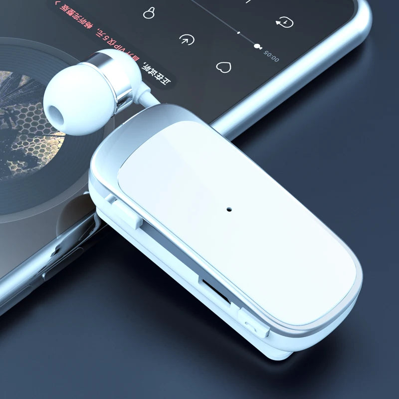 K52 In-Ear Auriculares Mini Wireless Bluetooth Headset Vibration Call Remind Sports Clip Driver Earphones Hands Free PK Fineblue
