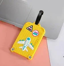 2023 PVC Luggage Tags Travel Accessories Creative Suitcase  Tags Fashion Style Silicon Portable Travel Label ID Addres Holder